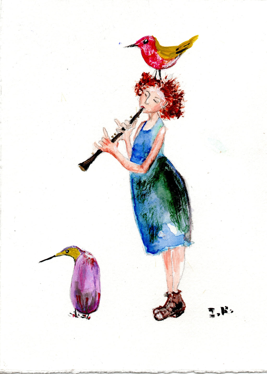 Girl with Flute