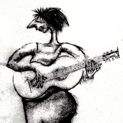 Lady with Guitar